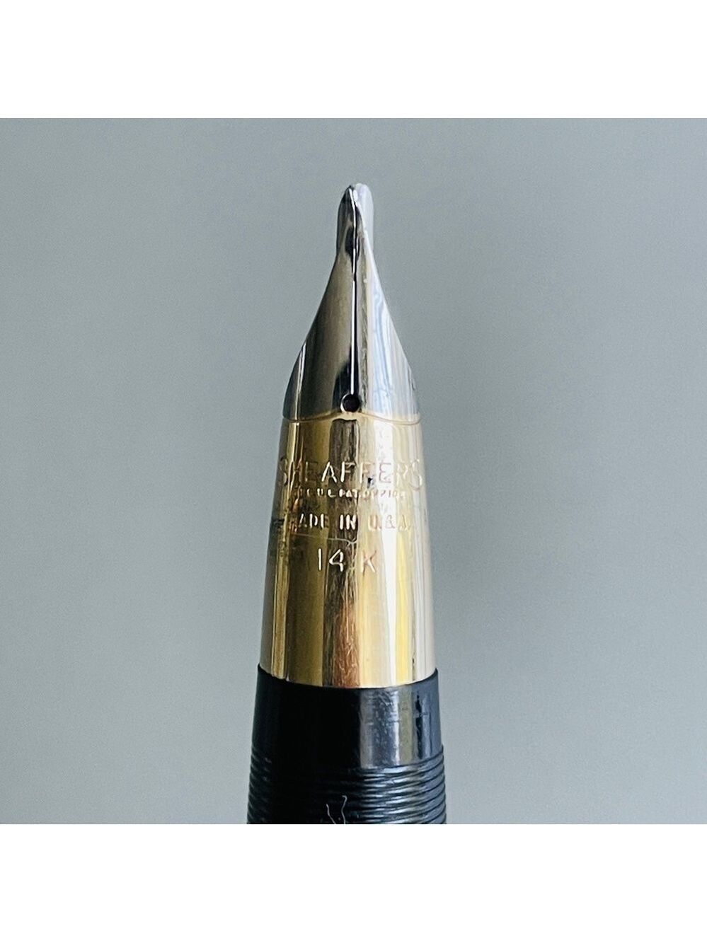 Vintage Sheaffer 14k Gold Valiant Touchdown Fountain Pen Autograph Perso… - Picture 4 of 13
